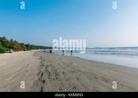 Guidare in spiaggia Kerala Foto Stock