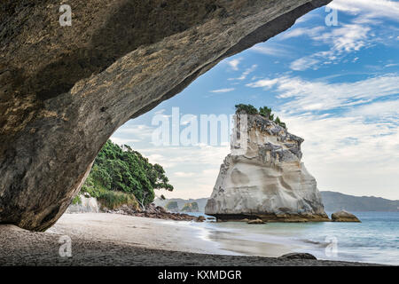 Cove della cattedrale, Penisola di Coromandel, Nuova Zelanda Foto Stock