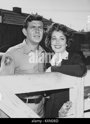 Andy Griffith Julie Adams Andy Griffith 1962-2 Foto Stock