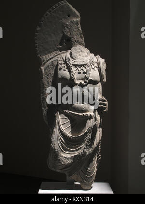 Bodhisattva. Kapisa. L'Afghanistan. Il Musée des Arts asiatiques - Guimet Foto Stock