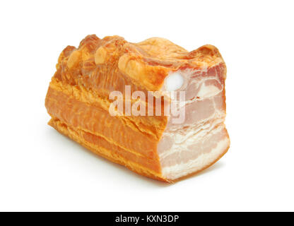 Prosciutto di maiale studio isolato Foto Stock