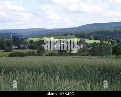 Blick auf Böhlen von Nordwesten Foto Stock