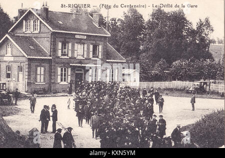 BARD - ST-RIQUIER - (Fete du Centenaire) - Le défilé de la Gare Foto Stock