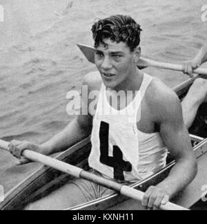 Un ritratto del 1936 di Erik Bladström a Berlino, che cattura l'individuo durante il periodo delle Olimpiadi estive del 1936. Foto Stock