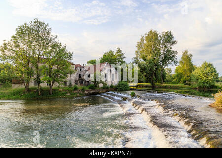 Francia, Aube (10), Mussy-sur-Seine Foto Stock