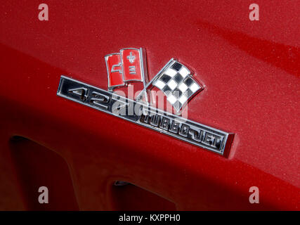 1966 Chevrolet Corvette 427 Turbojet Stingray classic American sports car Foto Stock