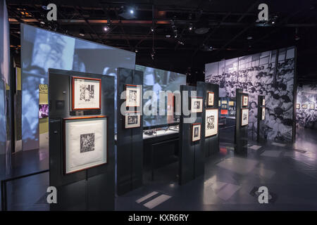 SINGAPORE - Ottobre 17, 2014: all'interno del Museo Nazionale di Singapore. Esso è il più antico museo di Singapore. Foto Stock