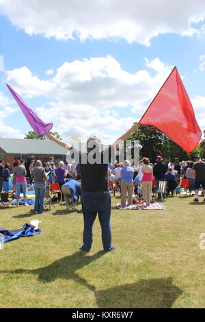 Lode nel parco, un evento annuale! Foto Stock