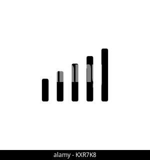 Il segnale di rete forza icona per semplice piatto stile design dell'interfaccia utente. Illustrazione Vettoriale