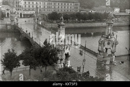 El Puente María Cristina (1 de 2) - Fondo Car-Kutxa Fototeka Foto Stock