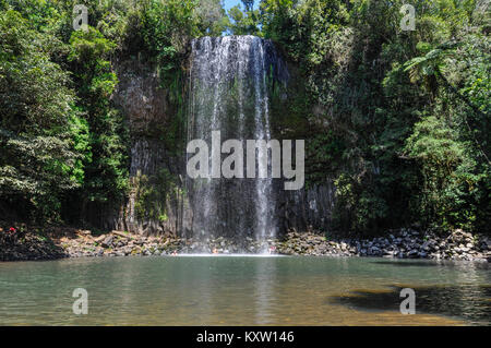 Millaa Millaa rientra nell altopiano di Atherton nel Queensland, Australia Foto Stock