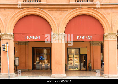 Il lusso Damiani gioiellerie in Galleria Cavour Bologna Italia Foto Stock