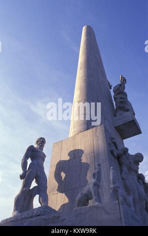 I Paesi Bassi, Amsterdam, Piazza Dam. Seconda guerra mondiale monumento. Foto Stock