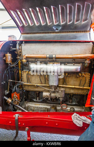 28-litro 1911 Fiat S76, la Bestia di Torino, GRRC LXXV Assemblea dei soci, Goodwood, West Sussex Foto Stock