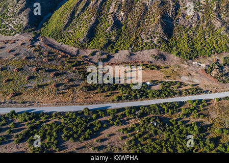 Paesaggio in Kawarau River Valley, Otago, Nuova Zelanda Foto Stock