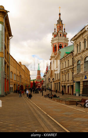 Mosca, Russia-April 9, 2015:Mosca è la capitale e la città più popolosa della Russia, con 12,2 milioni di residenti entro i limiti della città e 17.1 milli Foto Stock