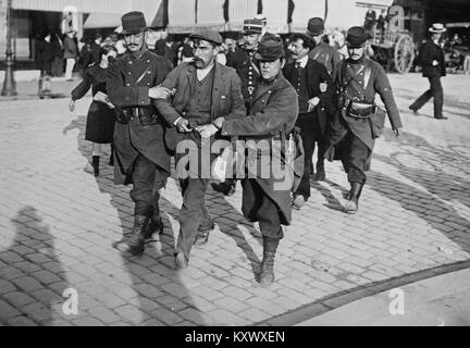 Battaglia di Juarez, Insurrectos il Fosso di Irrigazione Foto Stock