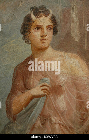 Casa di Meleagro VI 9, Io e Argo, affresco Pompei, 2008, Roma, Italia. Foto Stock