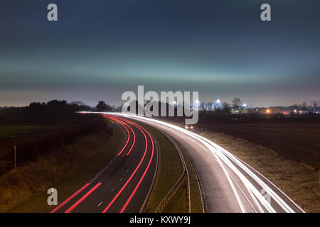 A189 verso Southampton Park Foto Stock