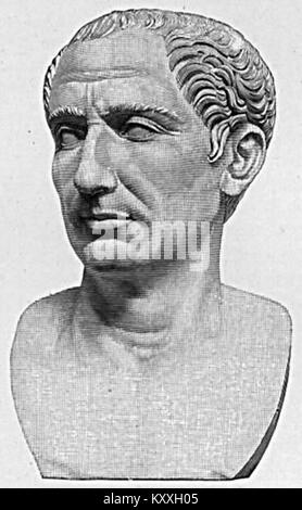 Caio Giulio Cesare (100-44 a.C.) Foto Stock