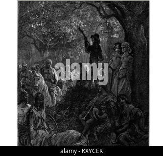 Il riferimento a "Gustave Doré 126" indica probabilmente un numero di targa o di opera all'interno dell'opera dell'artista e incisore francese Gustave Doré (1832-1883); Doré era noto per le sue incisioni drammatiche e le illustrazioni su larga scala nel XIX secolo. Foto Stock