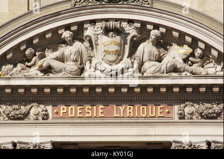 La poesia lirica, opera Ganier, 2012, Parigi, Francia. Foto Stock