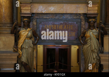 Scala, Opera Garnier, Teatro Garnier, 2012, Parigi, Francia. Foto Stock