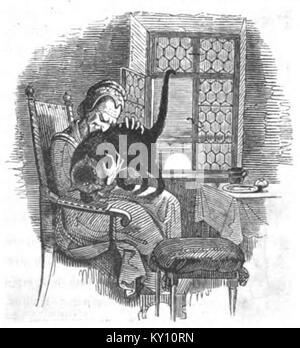 Un'immagine satirica di Fliegende Blätter, il periodico tedesco, raffigurante umorismo o commento politico attraverso l'illustrazione. Foto Stock