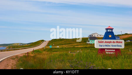 Saint Joseph du Moine, Cape Breton Island, Nova Scotia, Canada. Foto Stock