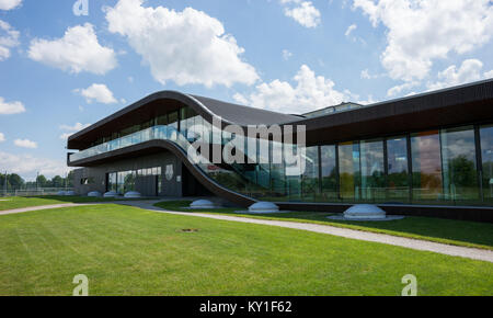 La Red Bull Salisburgo giocatori treno presso la struttura formativa Trainingszentrum Taxham vicino a Salzburg Arena dove il gioco di squadra la loro casa di gioco nella Bundesliga austriaca. Gonzales foto/Christoph Oberschneider. Foto Stock