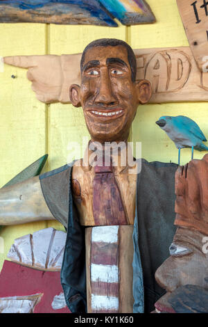 Mancos, Colorado - arte popolare, creato dallo scultore Dave Sipe, lungo l'Autostrada US 160 nel sudovest del Colorado. Foto Stock