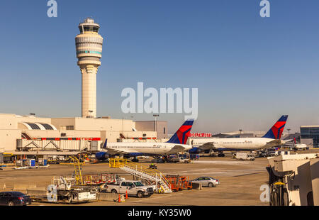 Hartsfield-Jackson Atlanta International Airport, Atlanta, Stati Uniti. Foto Stock