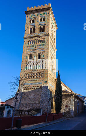 Stile mudéjar torre in Teruel in Aragona County, Spagna Foto Stock