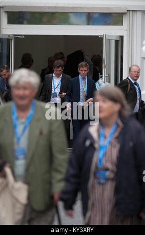 Il 2015 Partito Conservatore conferenza annuale a Manchester in Inghilterra. Foto Stock