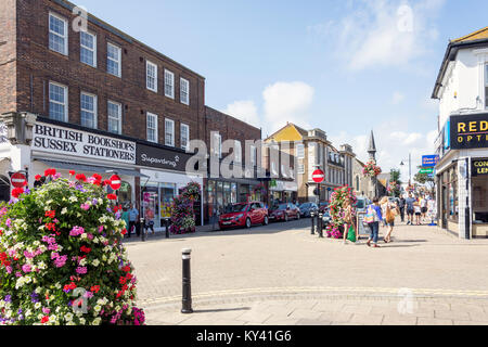 Broad Street, Seaford, East Sussex, England, Regno Unito Foto Stock