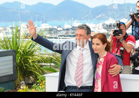 Maggio 21st, 2017 - Cannes Jasmine Trinca, Stefano Accorsi frequentare il settantesimo Cannes Film Festival 2017 Foto Stock