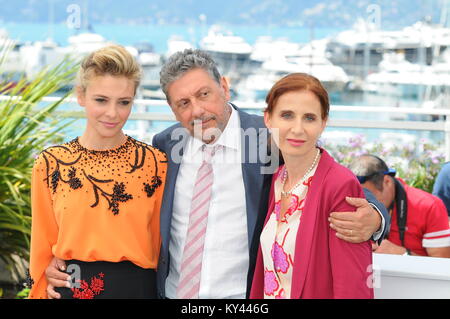 Maggio 21st, 2017 - Cannes Jasmine Trinca, Stefano Accorsi frequentare il settantesimo Cannes Film Festival 2017 Foto Stock