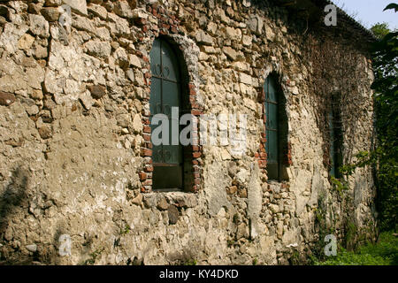 Chiesa Croata distrutti durante la guerra croato di indipendenza, 1991 - 1995 Foto Stock