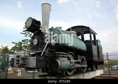 Locomotiva sulla piazza a Cucuta, Colombia Foto Stock