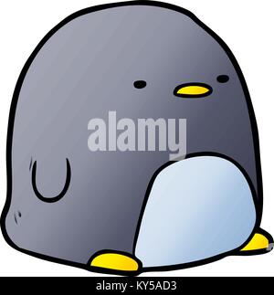 Cartoon carino penguin Illustrazione Vettoriale