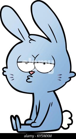 Cartoon carino coniglio Illustrazione Vettoriale