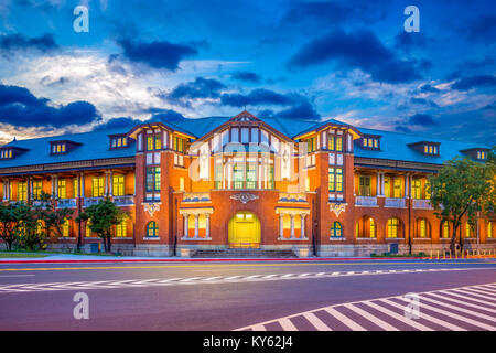 Taiwan Museo Ferroviario nella città di Taipei Foto Stock