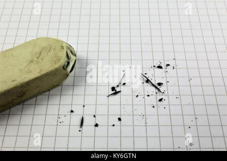 Un'immagine concettuale di una correzione di errore, errore - con spazio di copia Foto Stock