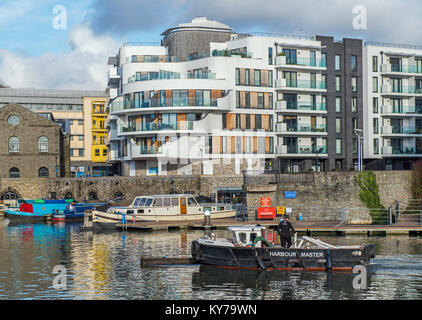 Bristol Floating Harbour Inghilterra Occidentale Foto Stock