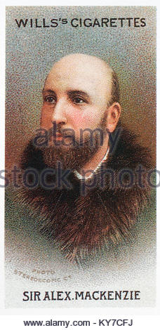 Sir Alexander Mackenzie è stato un compositore scozzese e maestro 1847 - 1935 Foto Stock