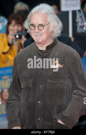 Billy Connolly assiste la prima mondiale di "cosa abbiamo fatto sulla nostra vacanza' all'Odeon West End a Londra il 22 settembre 2014 foto da Brian Jordan Foto Stock