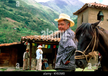 Los Aleros parco tematico del tipico villaggio andino di Merida in Venezuela Foto Stock