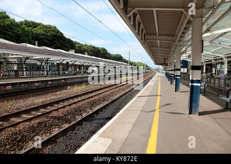 Durham stazione ferroviaria Foto Stock