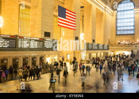 Grand Central Terminal, Midtown Manhattan, New York, Stati Uniti Foto Stock
