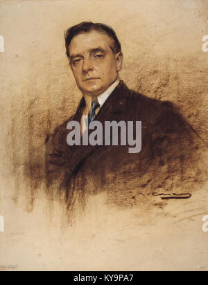 Questo dipinto di Ramon Casas, esposto al MNAC in Catalogna, Spagna, esemplifica l'arte modernista spagnola, con vita urbana e ritrattistica con elementi stilistici distintivi dell'inizio del XX secolo. Foto Stock